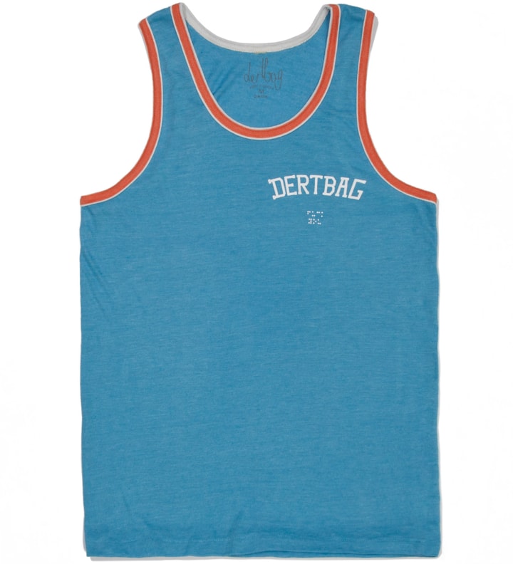Turqoise/ Orange College Braille Tank Top Placeholder Image