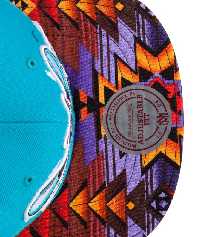 Charlotte Hornets Purple Navajo Strap-Back Cap  Placeholder Image
