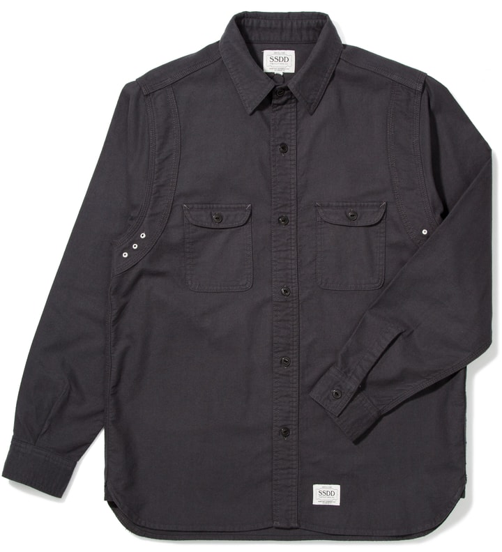 Charcoal Grey SSDD Round York Flannel Shirt Placeholder Image