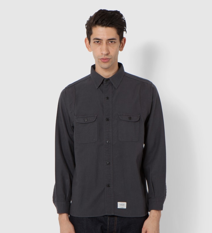 Charcoal Grey SSDD Round York Flannel Shirt Placeholder Image