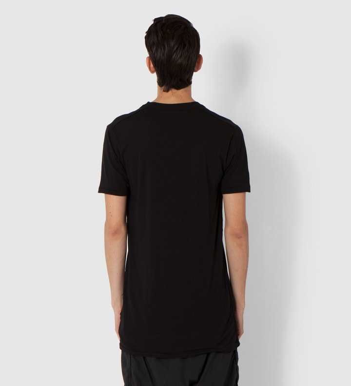 Black Toba Oval Neck T-Shirt Placeholder Image