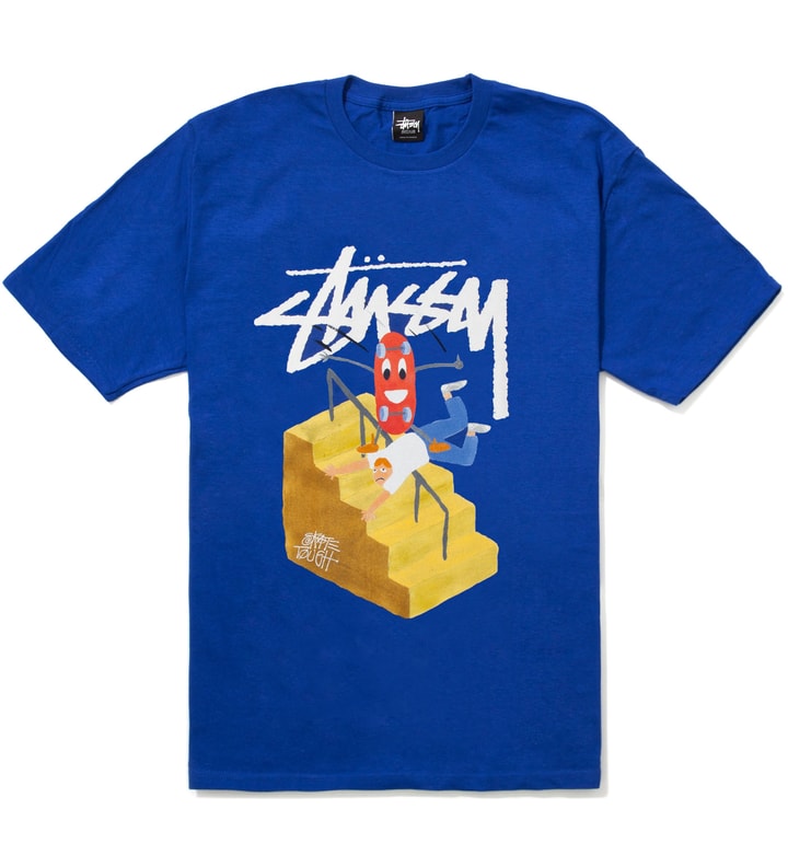 Stüssy Royal Blue Handrail T-Shirt