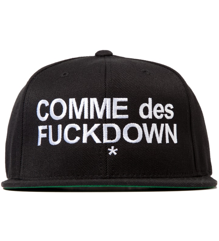Black Comme Des Fuckdown Snapback Placeholder Image