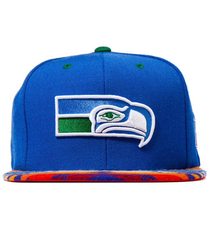 Seattle Seahawks Blue Navajo Strap-Back Cap  Placeholder Image