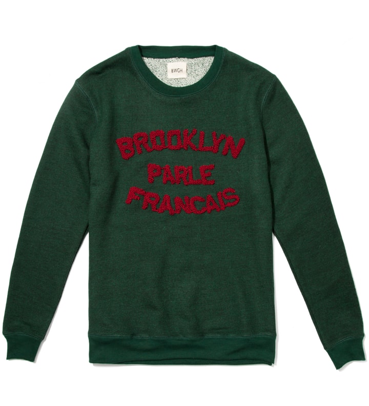 Green and Burgundy Brooklyn Parle Francais Sweater Placeholder Image