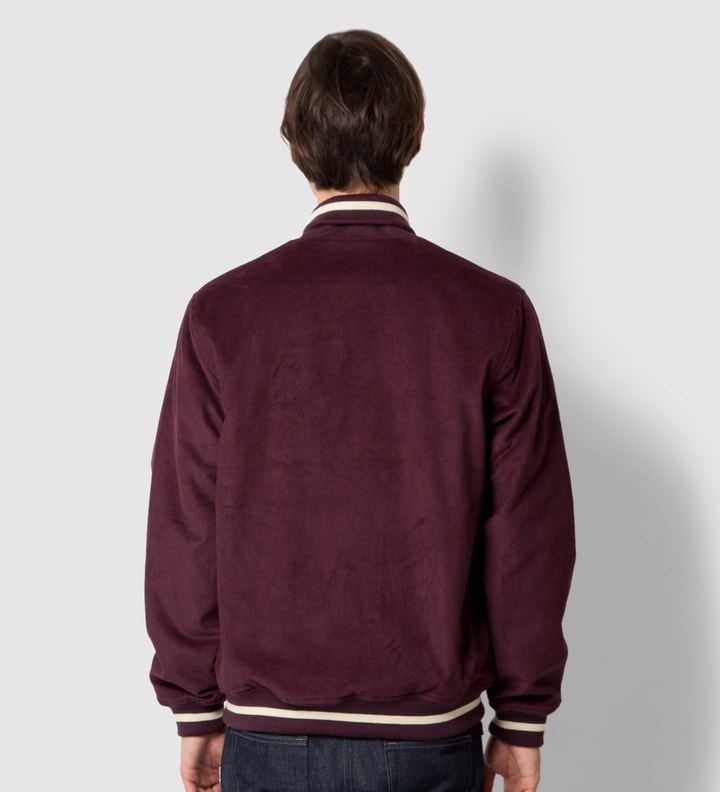 Burgundy Cord Varsity Jacket Placeholder Image