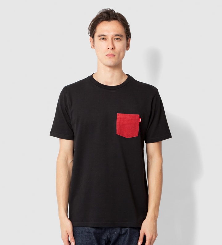 Black Flannel Pocket T-Shirt Placeholder Image