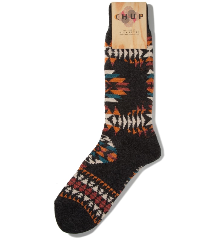 Charcoal Serape Socks  Placeholder Image