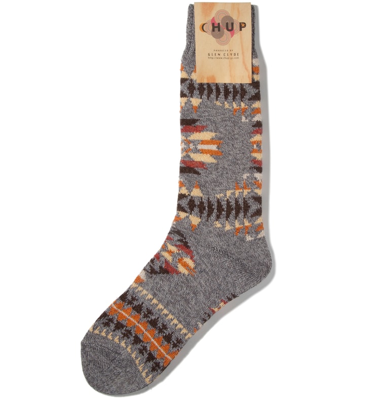 Grey Serape Socks Placeholder Image
