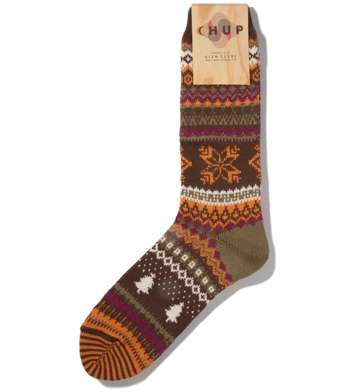 Brown Qanik Socks  Placeholder Image