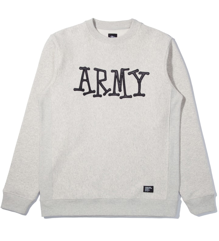 Heather Grey Army Crew Sweater Placeholder Image