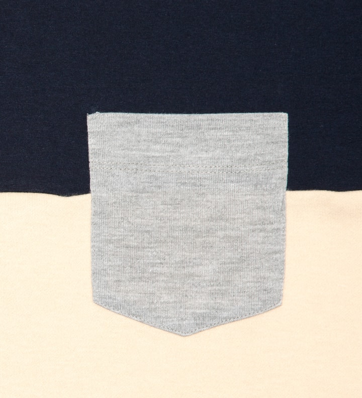 Navy and Beige Cohesion T- Shirt  Placeholder Image