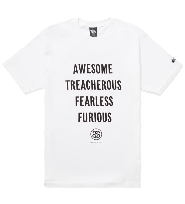 Stüssy White Awesome T-Shirt