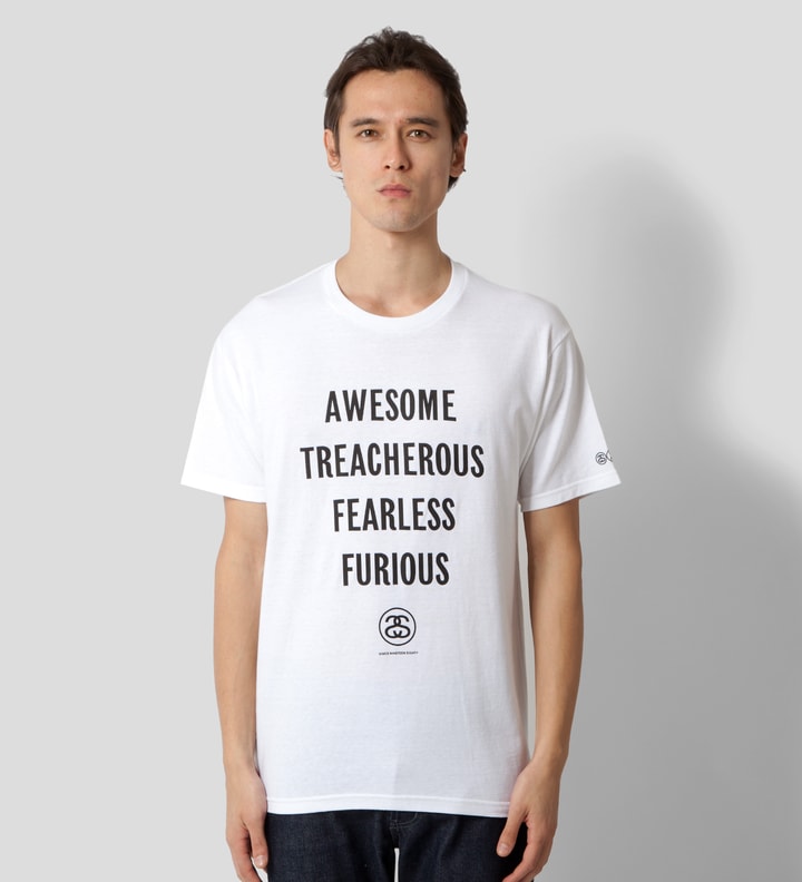 Stüssy White Awesome T-Shirt