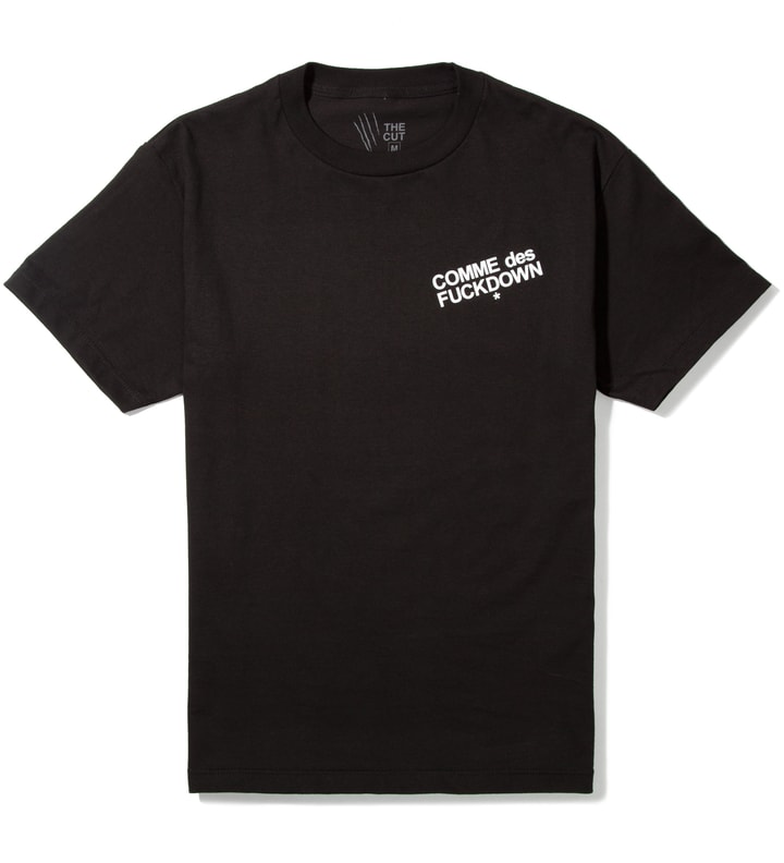 Black Comme des Fuckdown T-Shirt  Placeholder Image