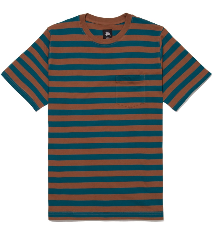 Teal Fireside Stripe T-Shirt  Placeholder Image