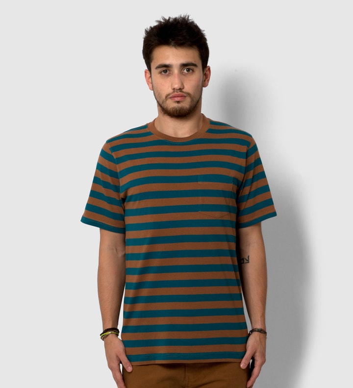Teal Fireside Stripe T-Shirt  Placeholder Image