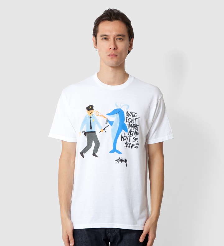 White Dolphin Static T-Shirt Placeholder Image
