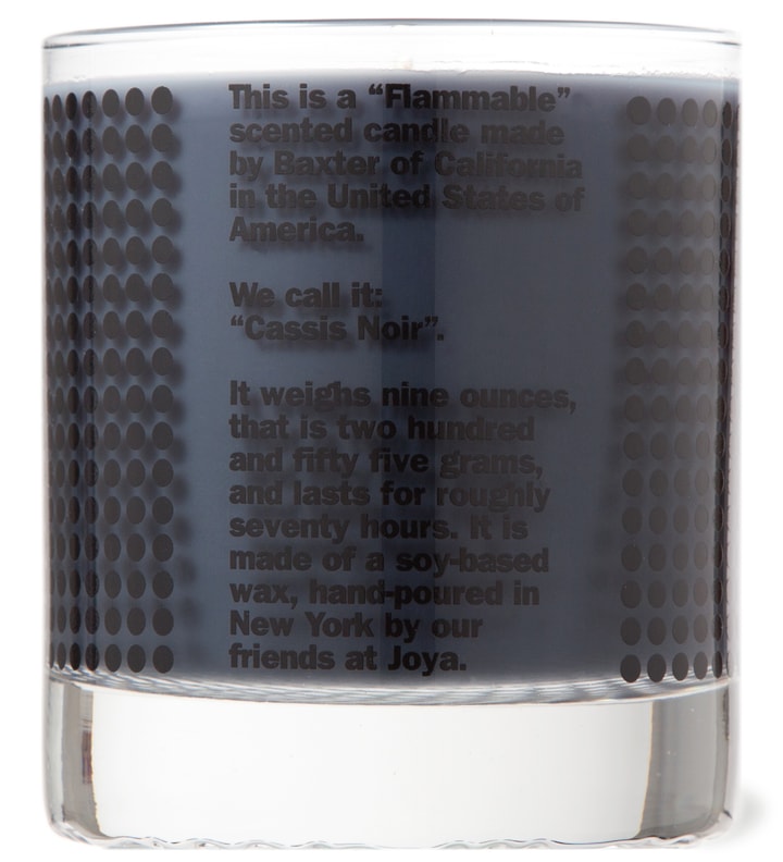 "FLAMMABLE" Cassis Noir Candle Placeholder Image