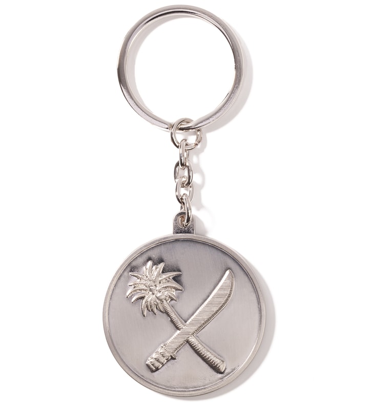 Silver Crosscut Keychain  Placeholder Image