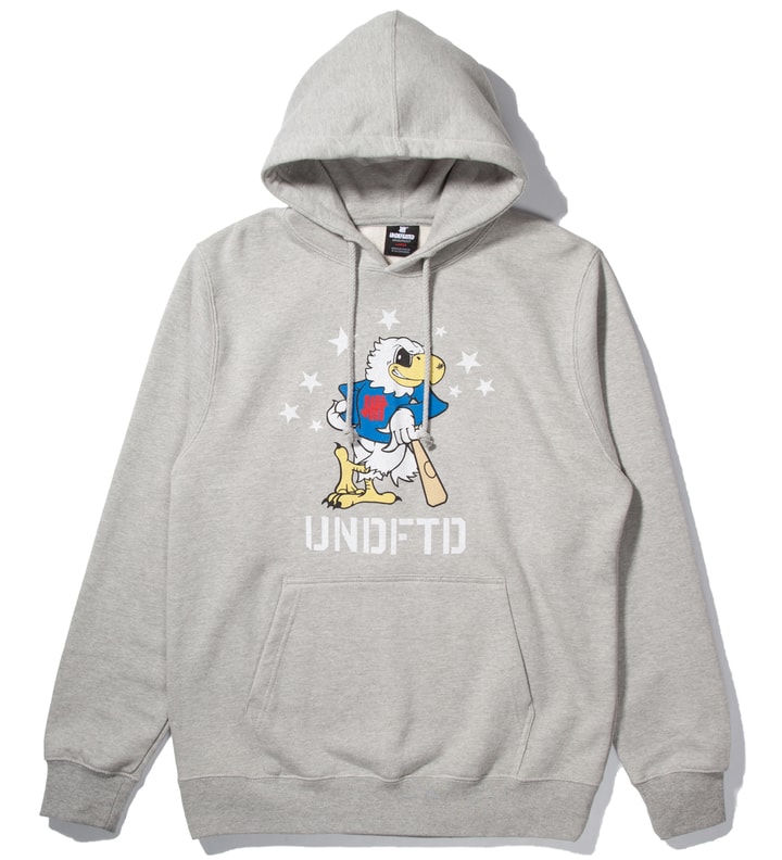 Heather Grey Eagle Undefeated Hoodie Placeholder Image
