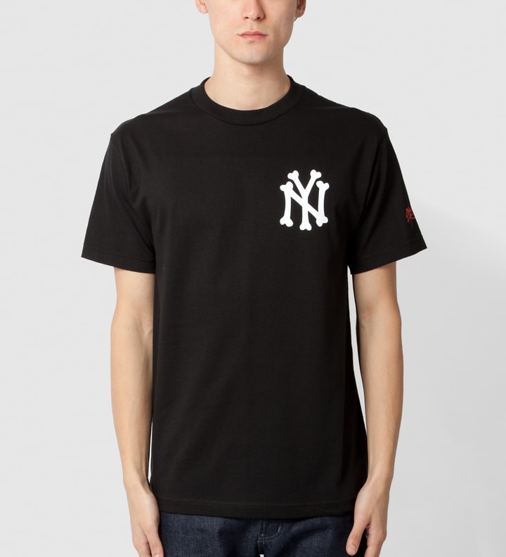 Black NY Bones T-Shirt   Placeholder Image