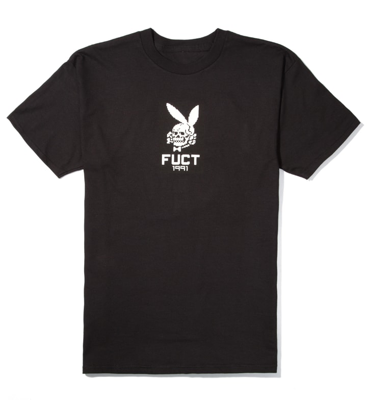Black 8 Bit Death Bunny T-Shirt  Placeholder Image