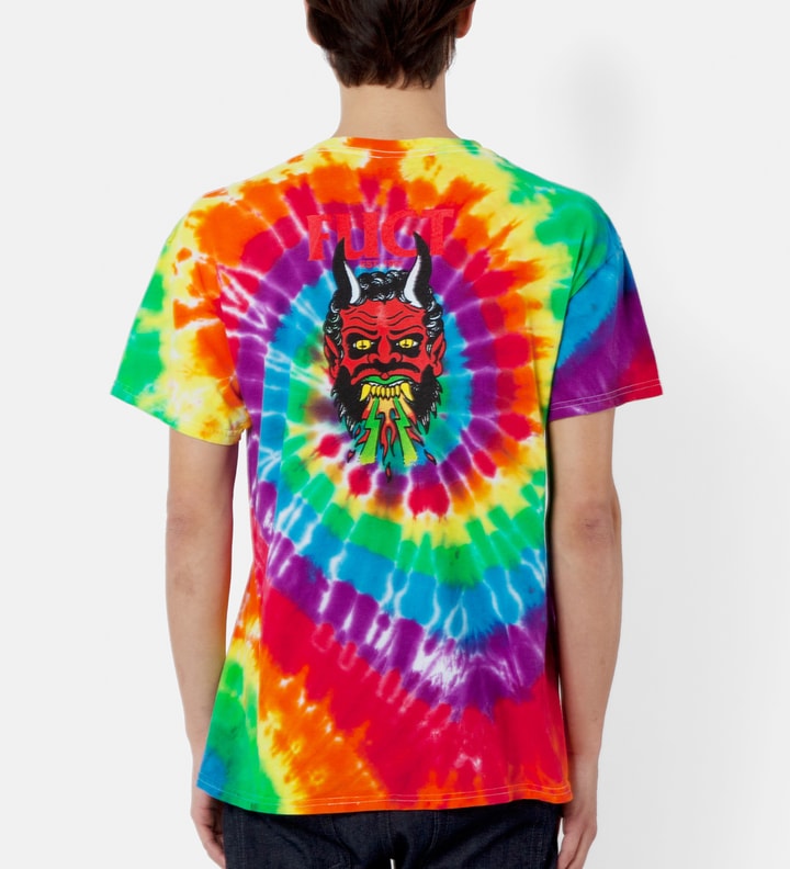 Tie Dye Pray Now Fry Later T-Shirt  Placeholder Image