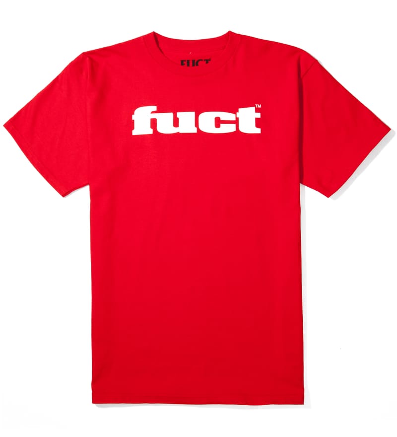 FUCT - Red OG Logo T-Shirt | HBX 