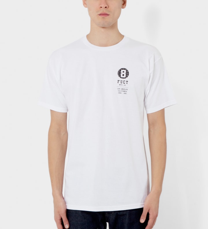 White 8 Ball World T-Shirt  Placeholder Image