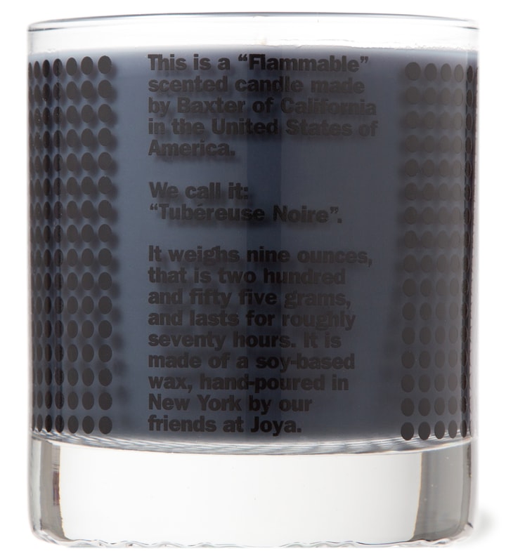 "FLAMMABLE" Tubéreuse Noire Candle Placeholder Image