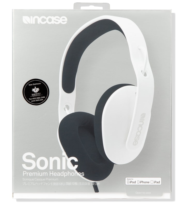 White/Iron Sonic Premium Headphones  Placeholder Image