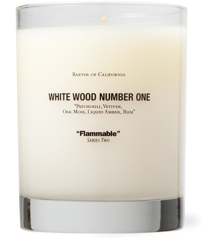 White Wood Number One Candle Placeholder Image