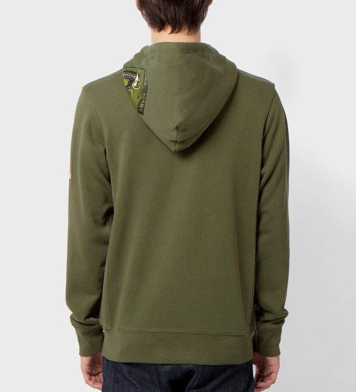 Olive Hail Mary Zip Hoodie  Placeholder Image