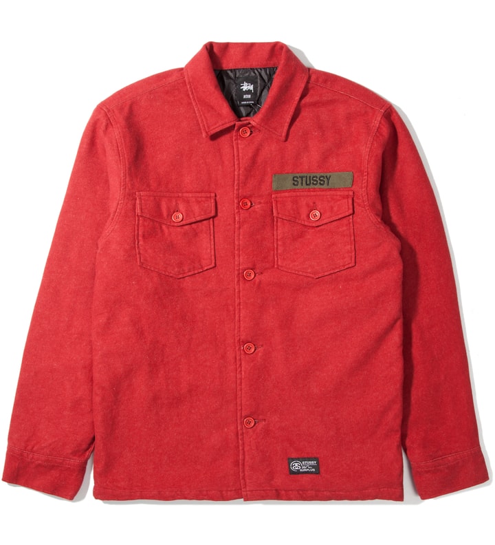 Brick Red Flannel Troops Shirt  Placeholder Image