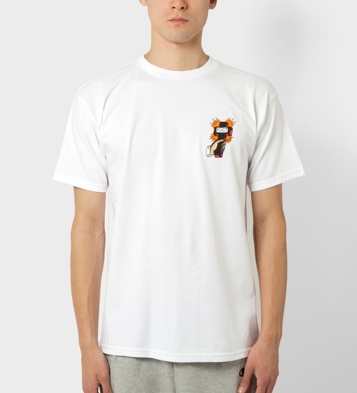 White Pray Now Fry Later T-Shirt  Placeholder Image