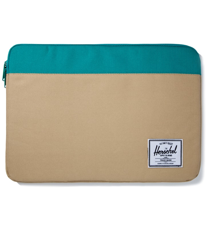 Khaki/Teal Anchor Sleeve for 15" Macbook Pro Placeholder Image