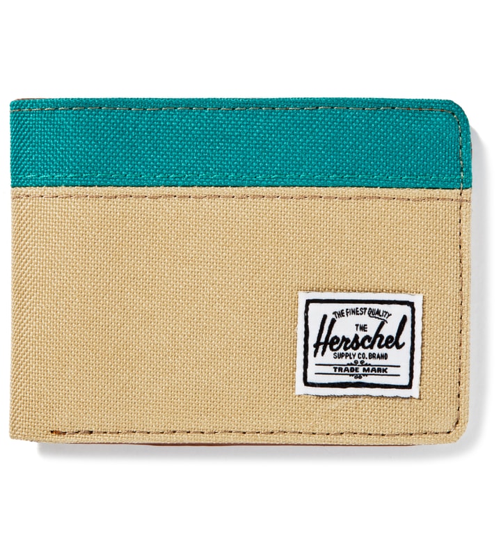 Khaki/Teal Hank Wallet  Placeholder Image