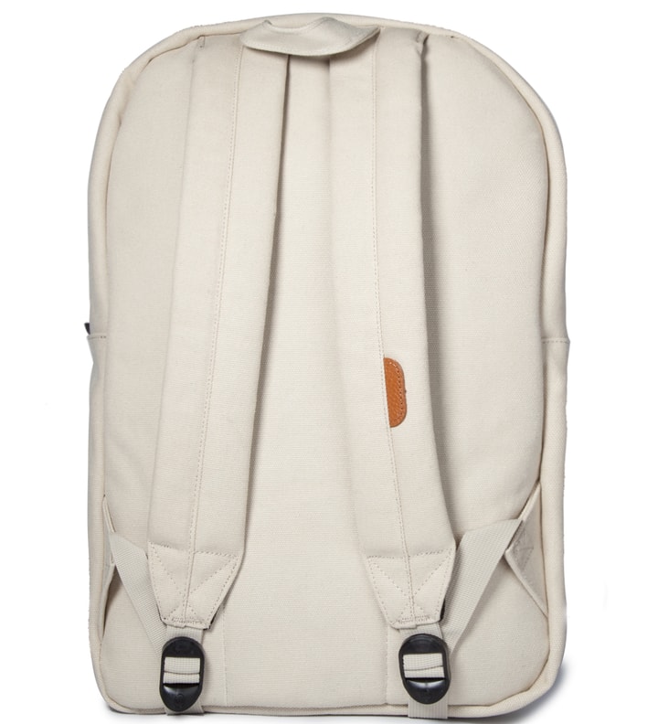 cream herschel backpack Roll Top Weather Resistant The adjustable shoulder strap provides a comfortable fit for all Herschel Supply Company Cream Backpack