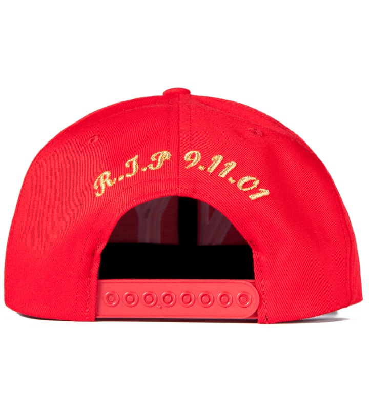Red 9/11 Balmain NY Snapback Cap  Placeholder Image