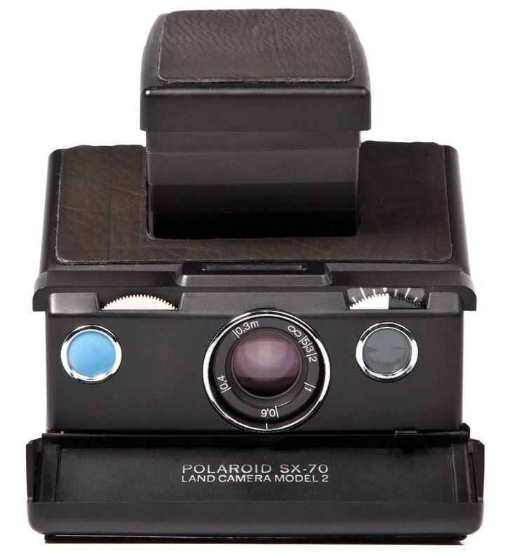 Black Body Refurbished Vintage Polaroid SX-70 Camera Placeholder Image