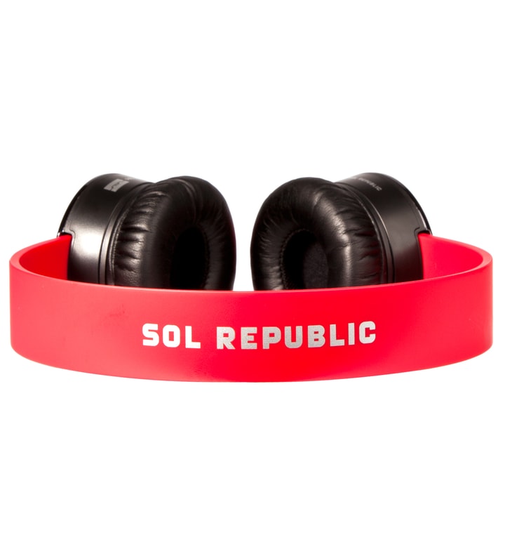 Red Tracks V8 Headphones Placeholder Image