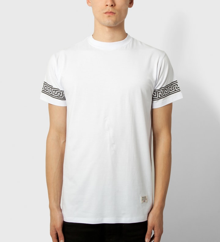 White/Black Mr. Greek T-Shirt  Placeholder Image