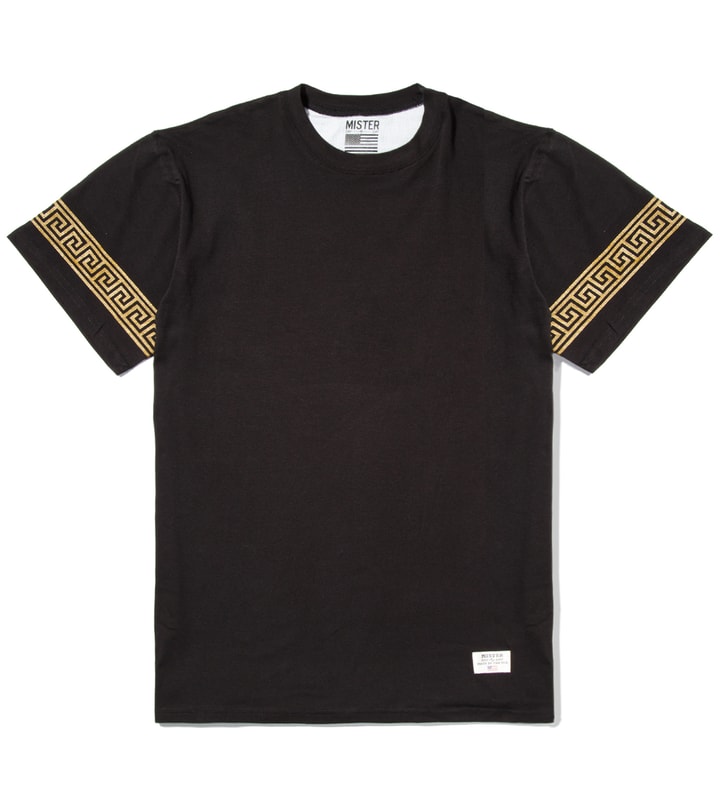 Black/Gold Mr. Greek T-Shirt  Placeholder Image