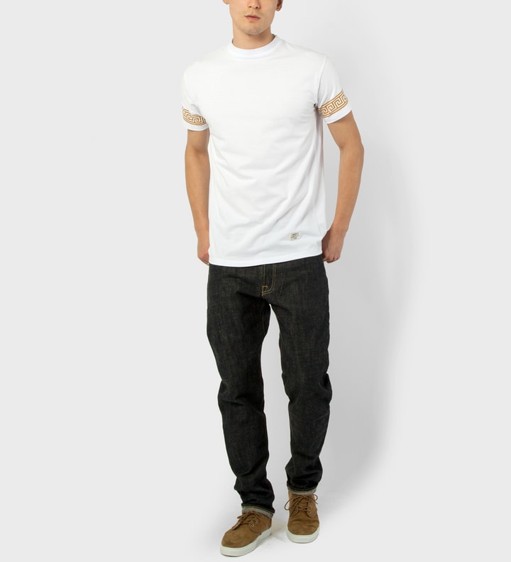 White/Gold Mr. Greek T-Shirt Placeholder Image