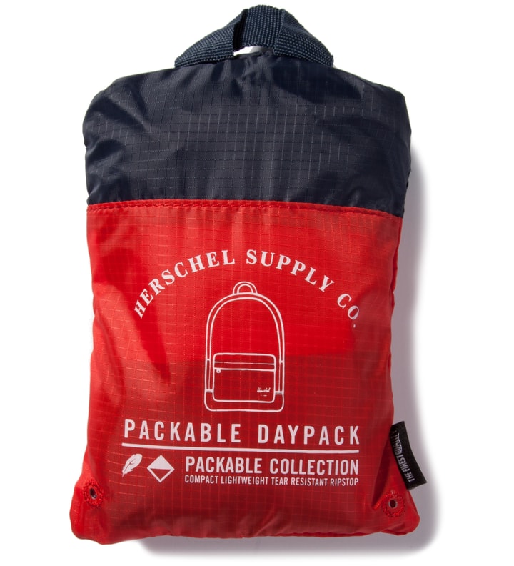Navy/Red Packable Daypack Placeholder Image