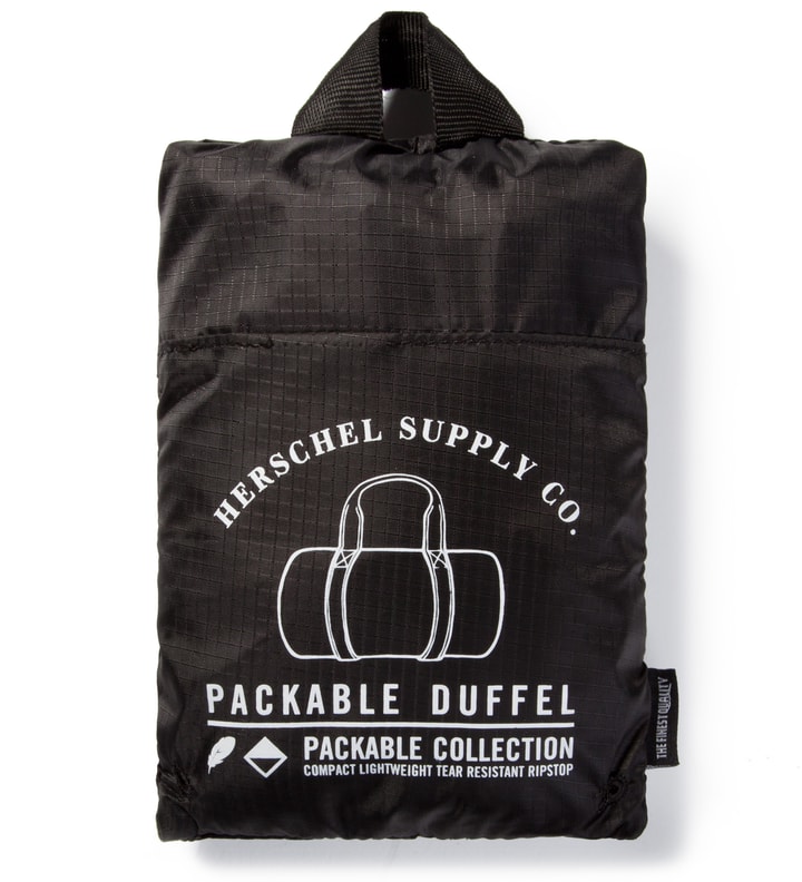 Black Packable Duffle Bag Placeholder Image