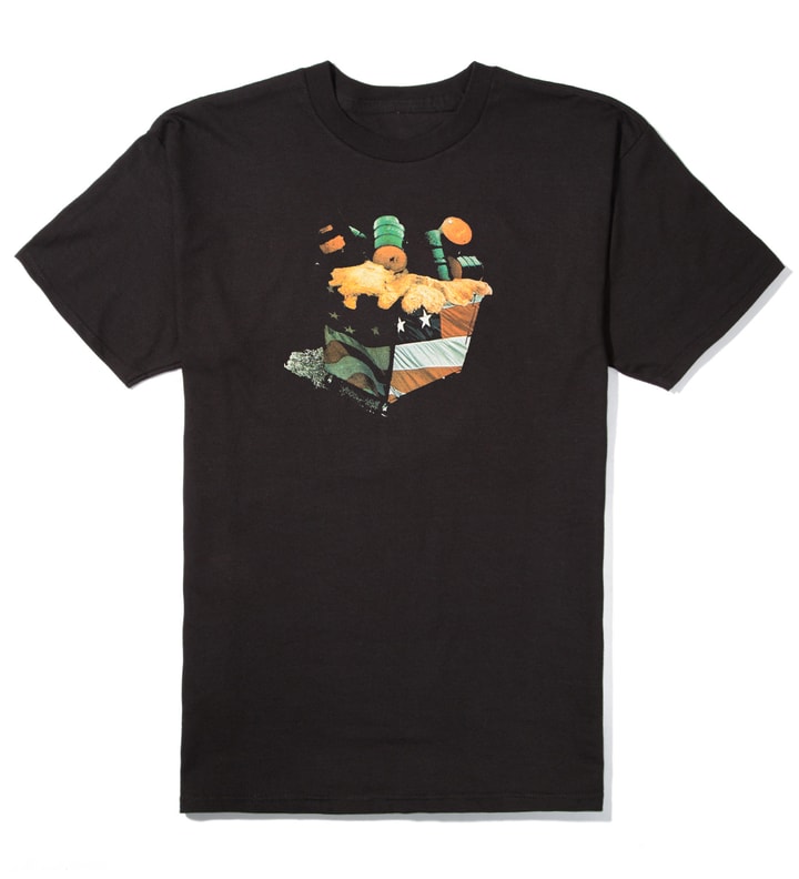 Black American Waste T-Shirt  Placeholder Image