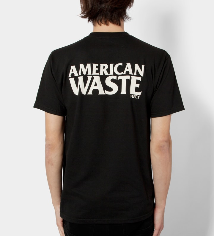 Black American Waste T-Shirt  Placeholder Image