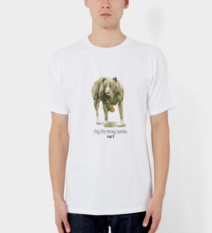 White Only The Strong Survive T-Shirt  Placeholder Image